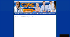 Desktop Screenshot of physicianassistantschoolinterview.com